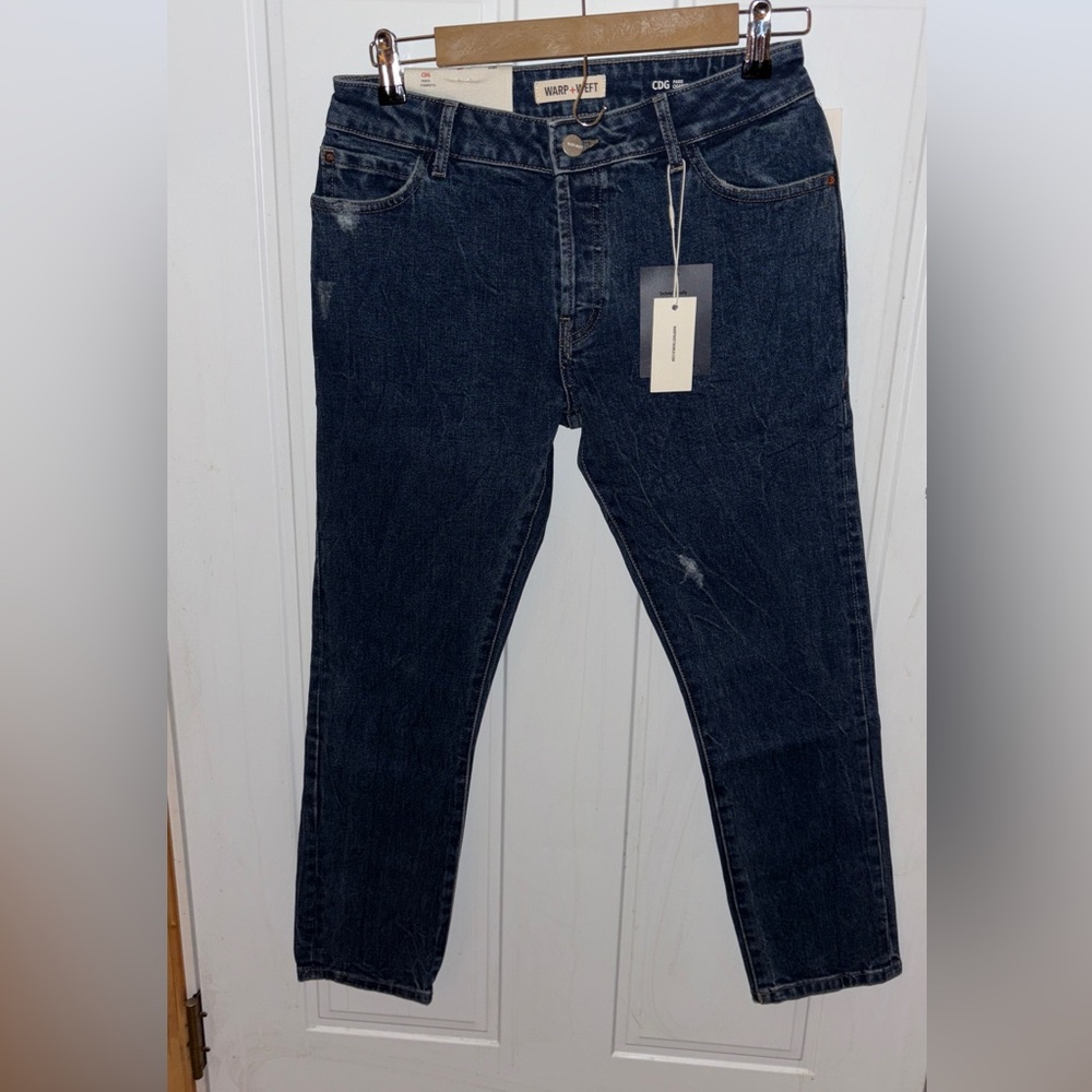 Warp + WEFT Sz.27 Classic Dark Denim Blue Skinny Jeans for Women~NWT
MSRP:$98